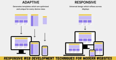 responsive web development techniques for modern websites