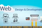 website design and development trends for modern websites