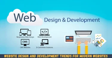 website design and development trends for modern websites